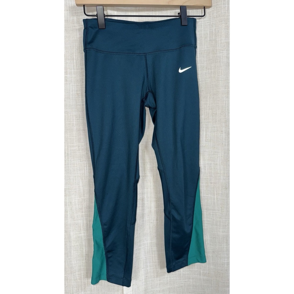 Nike Leggings Women's XS X Small Teal Green Dri-Fit Yoga Pants Running‎